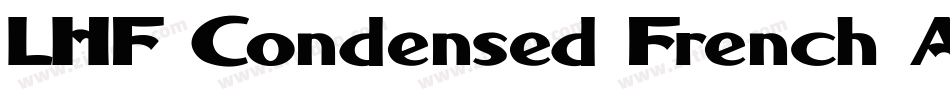 LHF Condensed French ATK字体转换